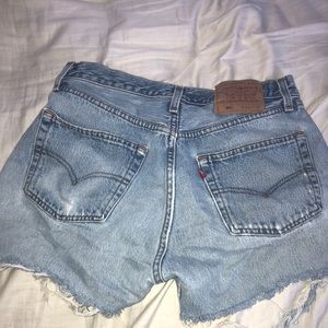 Distressed Vintage Levi’s Denim Shorts